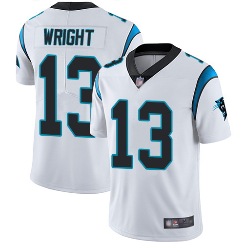 Carolina Panthers Limited White Youth Jarius Wright Road Jersey NFL Football #13 Vapor Untouchable